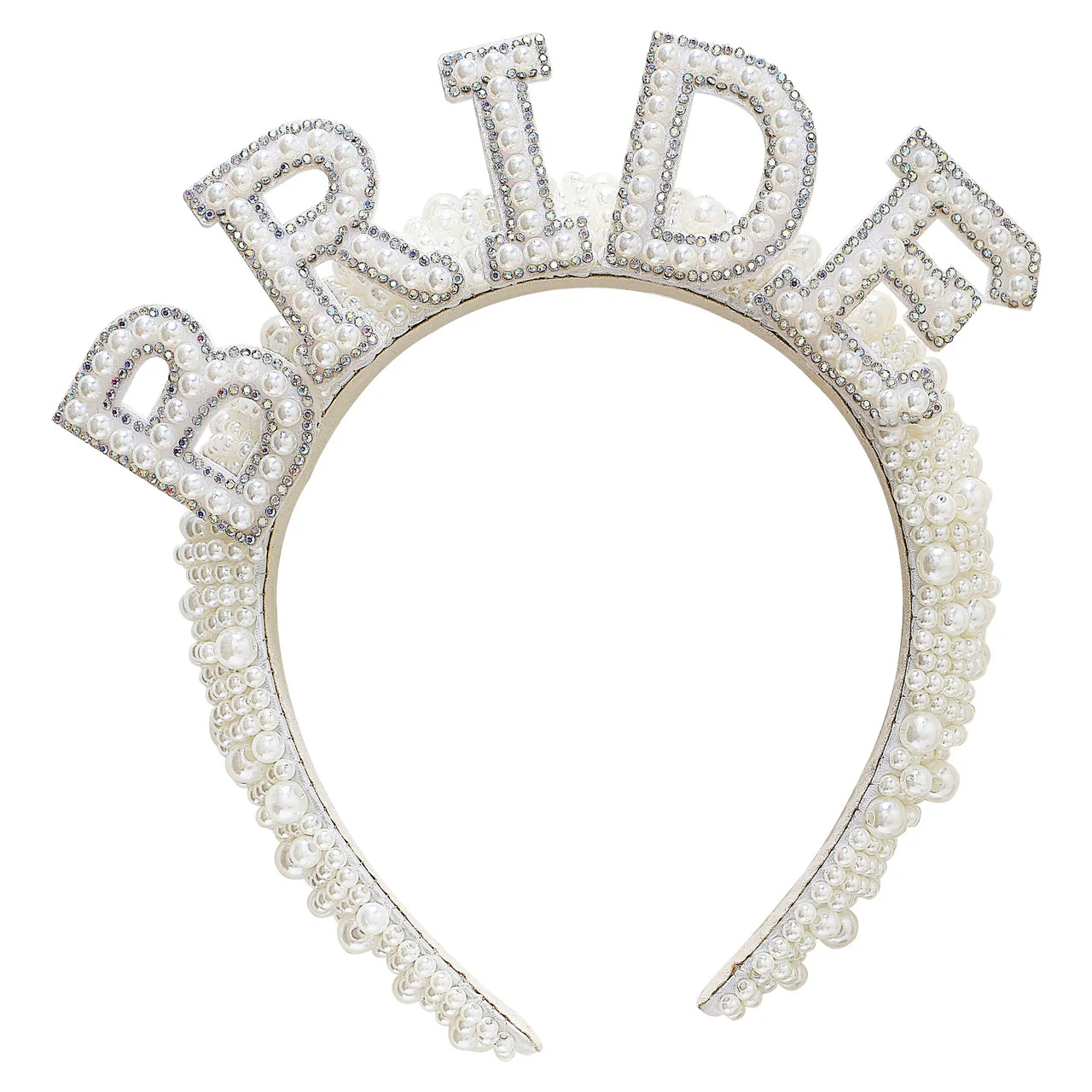 Bride Pearl Embellished Headband - Image 2