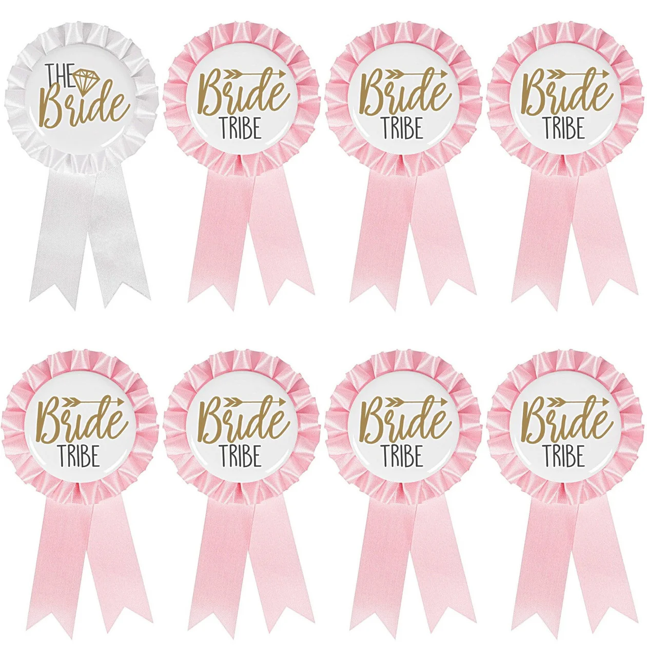 Bride Tribe Hens Night Badge Set