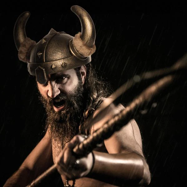 Bronze Viking Helmet Adult Costume Accessory - Image 2