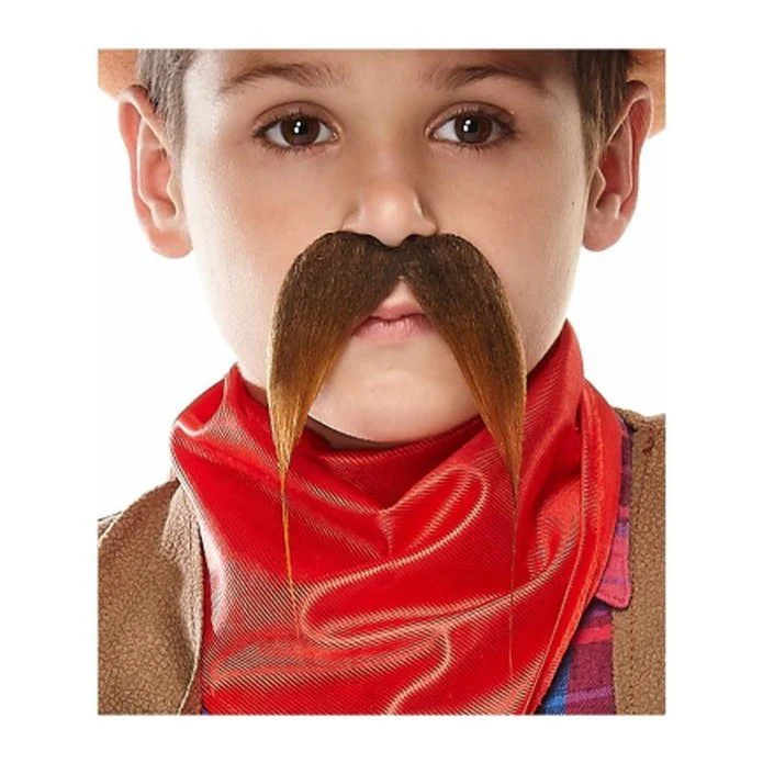 Brown Walrus Moustache Small