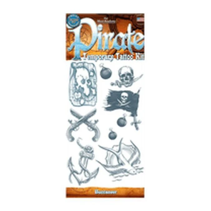 Buccaneer – Pirate – Temporary Tattoos