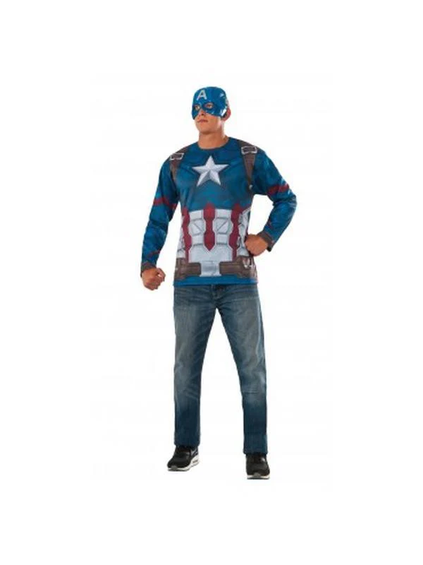 Captain America Costume Top Size Std. - Image 2