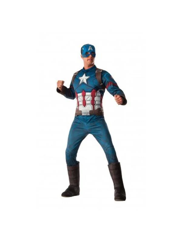 Captain America Deluxe Muscle Chest Size Xl - Image 3
