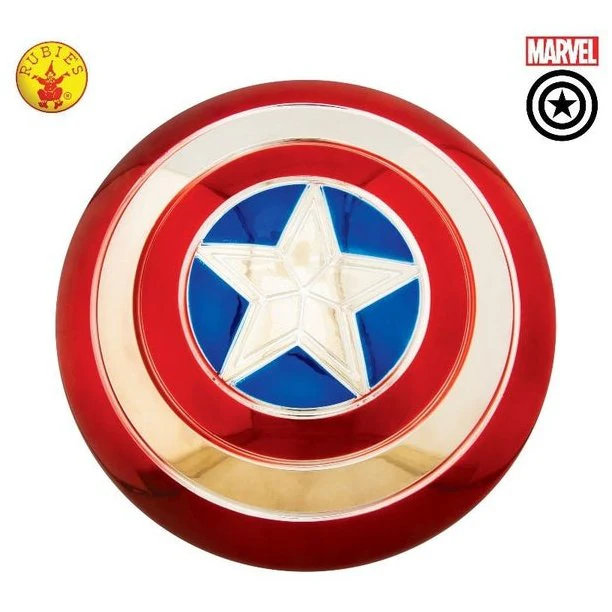 Captain America Electroplated Metallic 12" Shield
