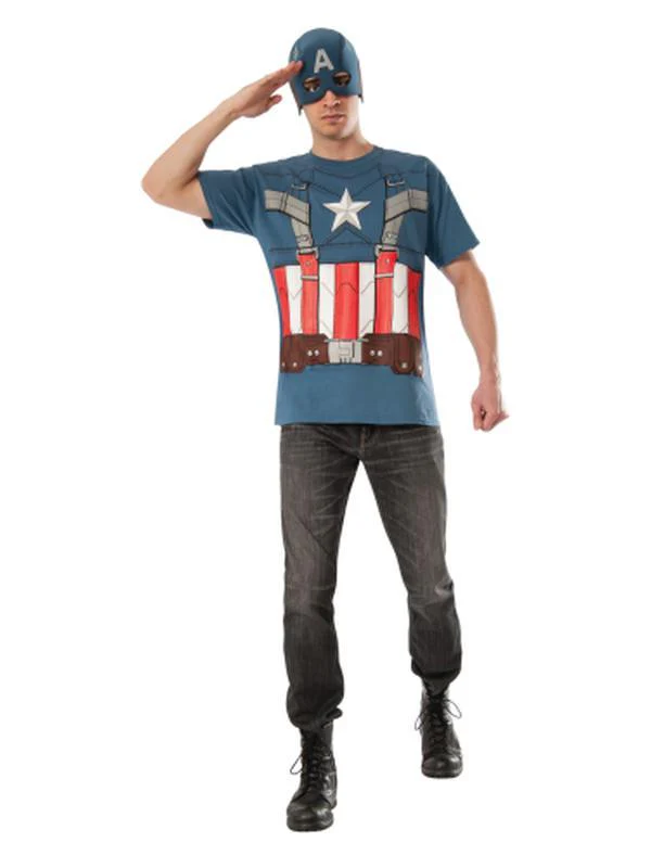 Captain America Retro Shirt Size Xl - Image 2