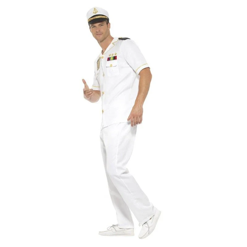 Captain Costume , White - Image 2