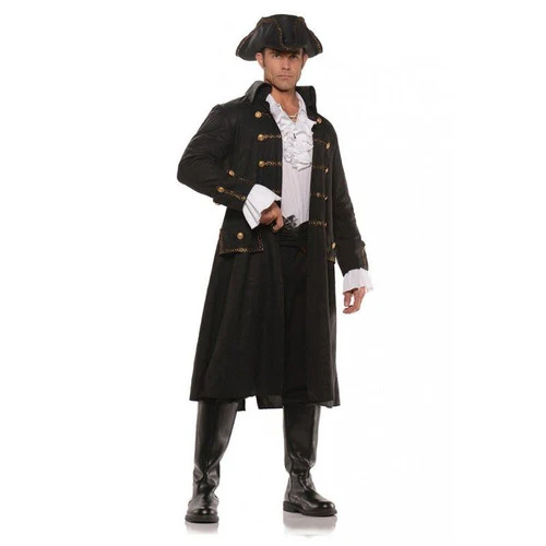 Captain Darkwater Black Pirate Costume