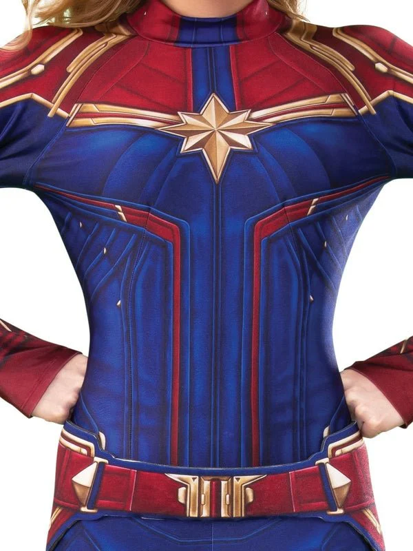Captain Marvel Deluxe Costume, Adult - Image 2