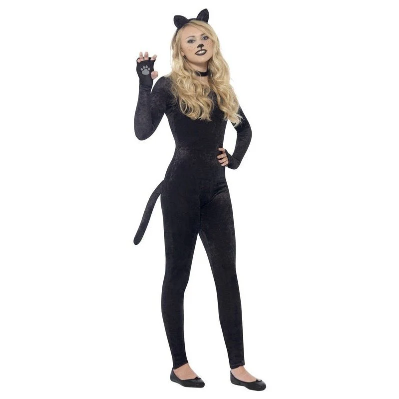 Cat Costume, Jumpsuit, Teens - Image 4