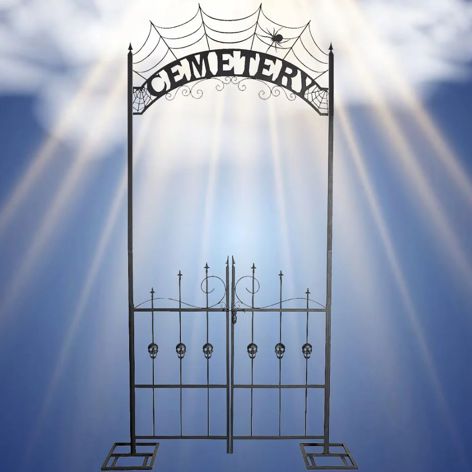 8.5-Foot Cemetery Archway Gate