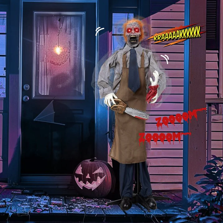 Chainsaw Man Animatronic Halloween Prop - Image 2