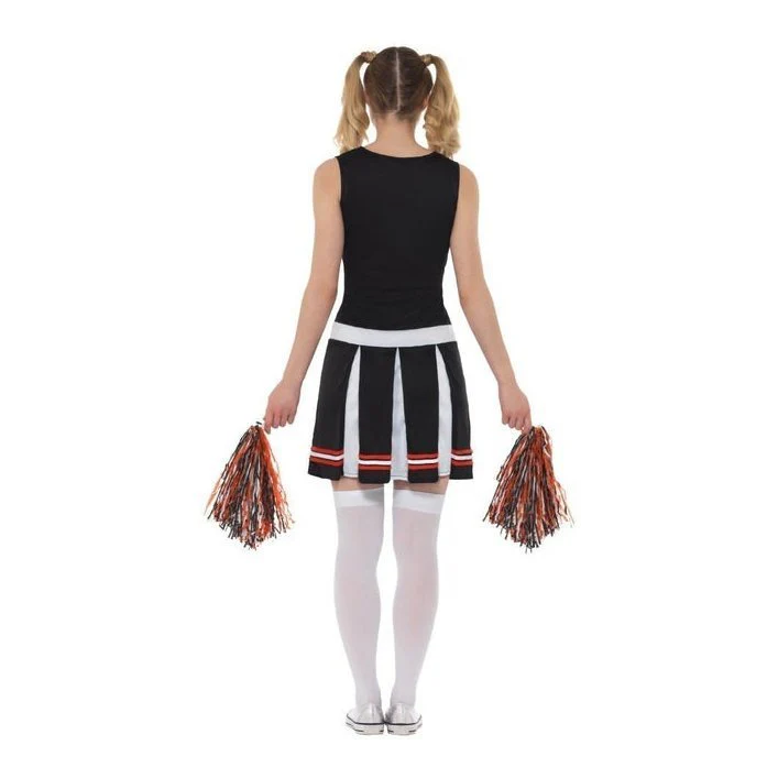 Cheerleader Costume, Black - Image 2