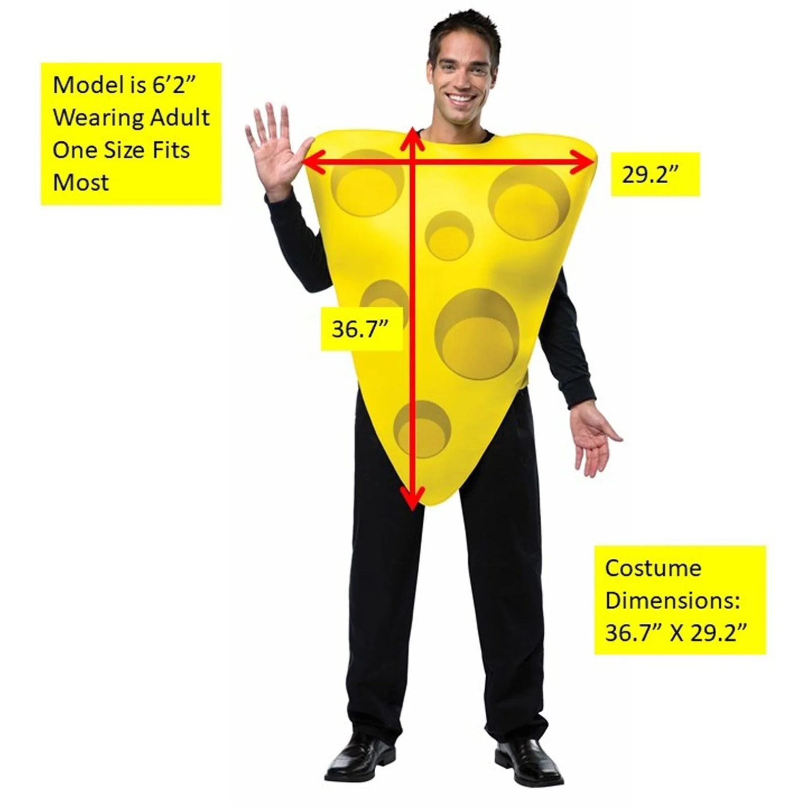 Cheese Slice Costume - Image 2