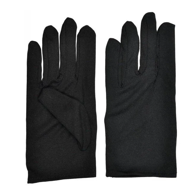 Child Costume Gloves Black - Image 2