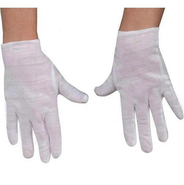 Child Costume Gloves White
