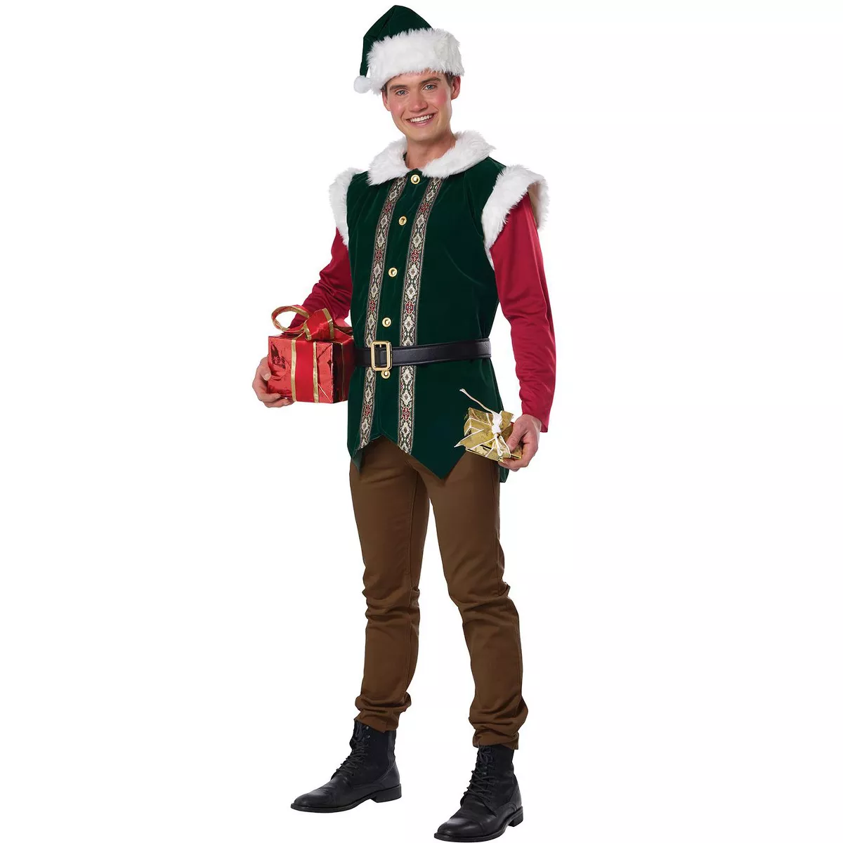 Christmas Elf Set Adult Costume