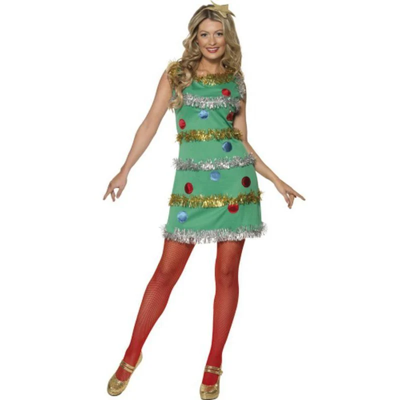 Christmas Tree Costume with Dress & Headband