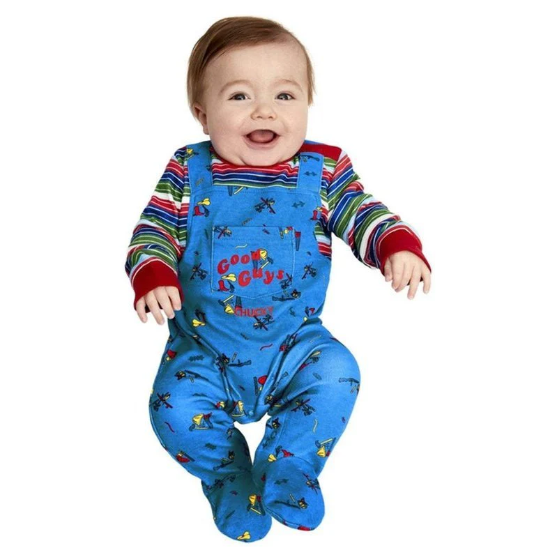 Chucky Baby Costume, Blue & Red - Image 2