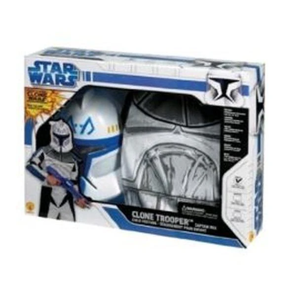 Clone Trooper Captain Rex Lg Box Set Size S