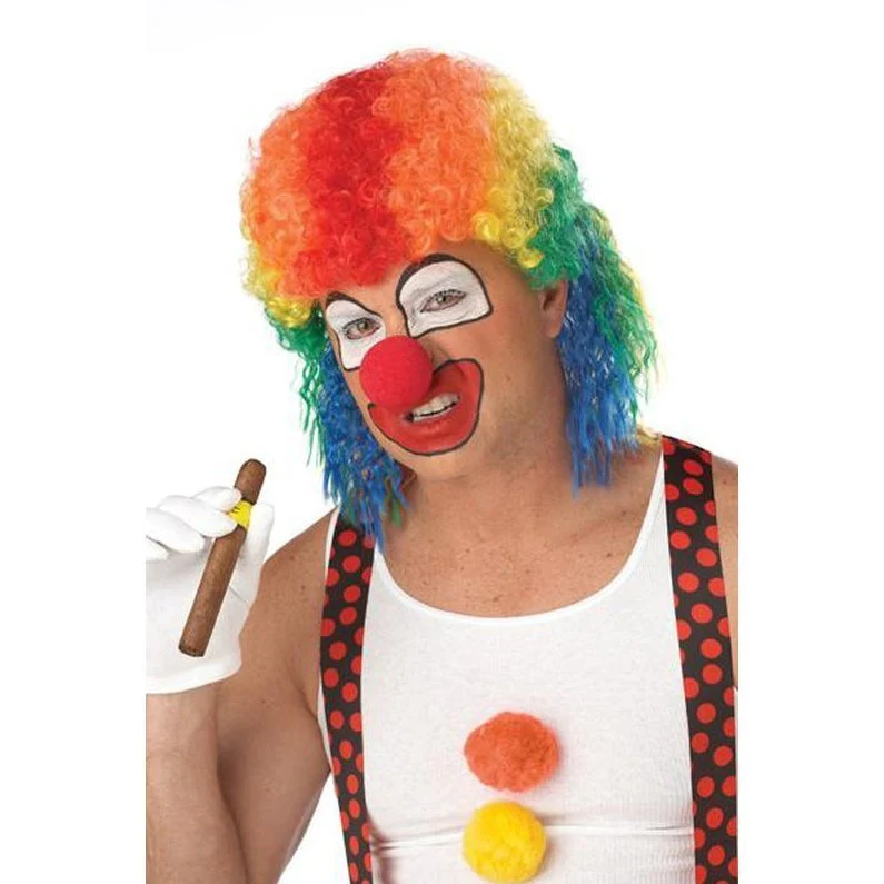 Clown Mullet Wig