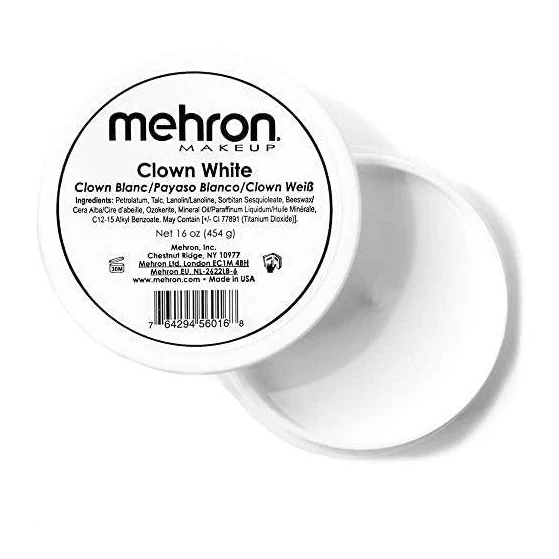Clown White 454g Mehron