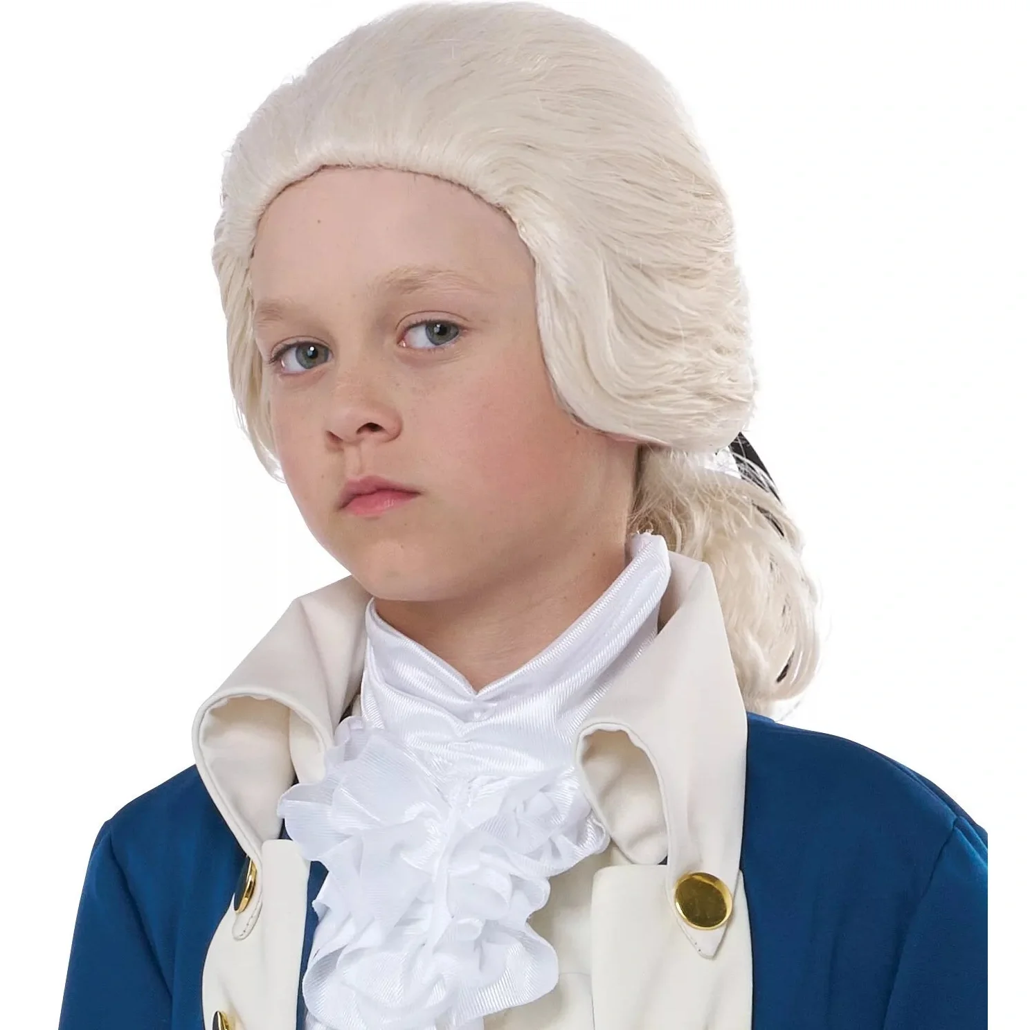 Colonial Alexander Hamilton Child Costume Wig