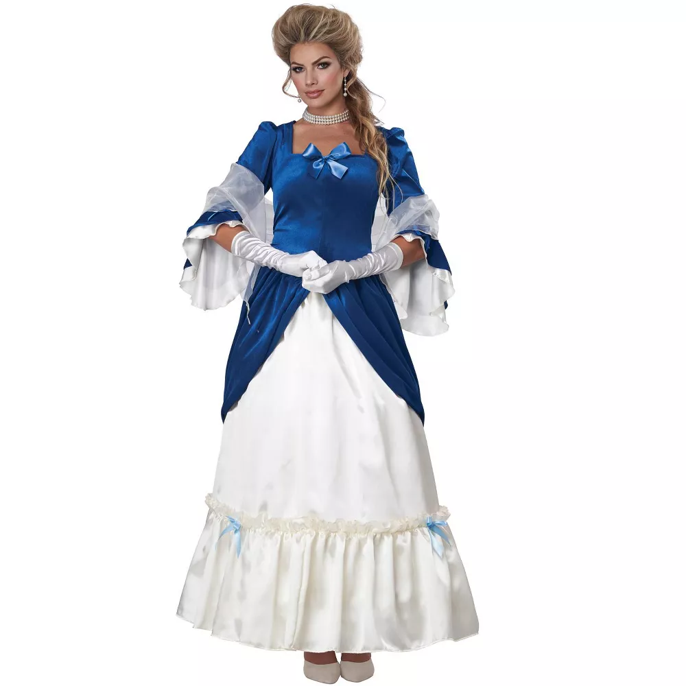 Colonial Era Dress/Martha Washington Adult Costume - Image 2