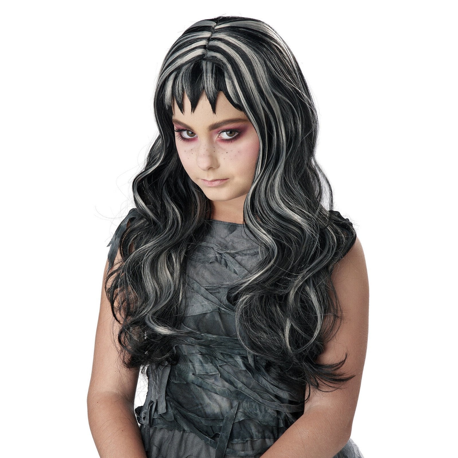 Conjuring Blood Mary Gothic Streaks Child Wig