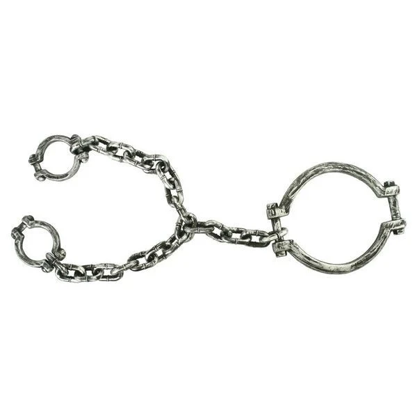 Convict Large Wrist And Neck Shackles
