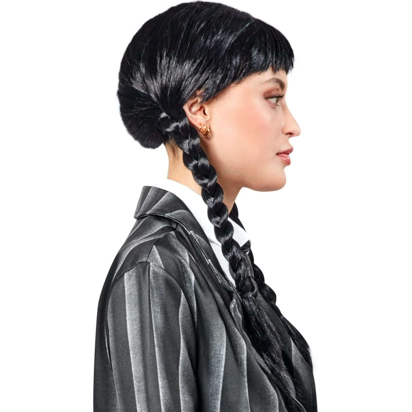 Wednesday Wig (Netflix Series) - Adult - Image 2