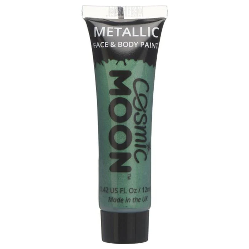 Cosmic Moon Metallic Face & Body Paint, Green