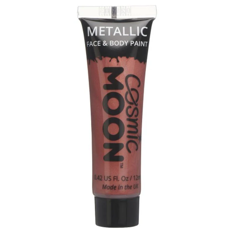 Cosmic Moon Metallic Face & Body Paint, Red - Image 2