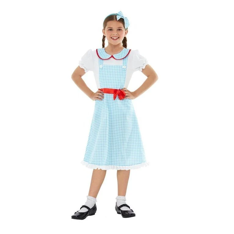 Country Girl Costume, Blue And White - Image 2
