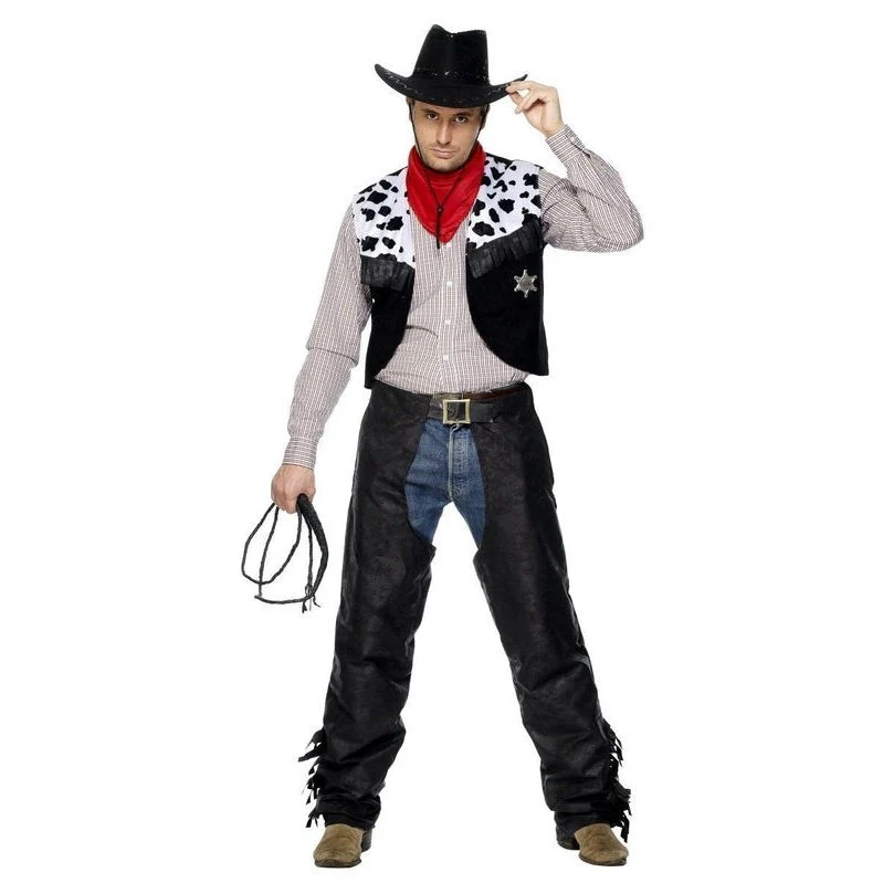 Cowboy Costume, Black - Image 2