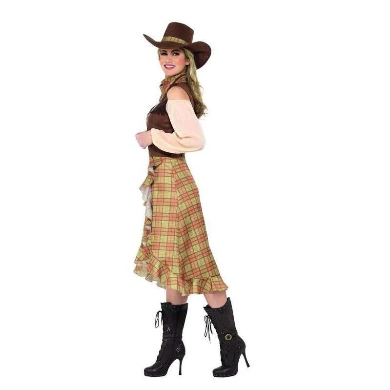 Cowgirl Costume, Brown - Image 2
