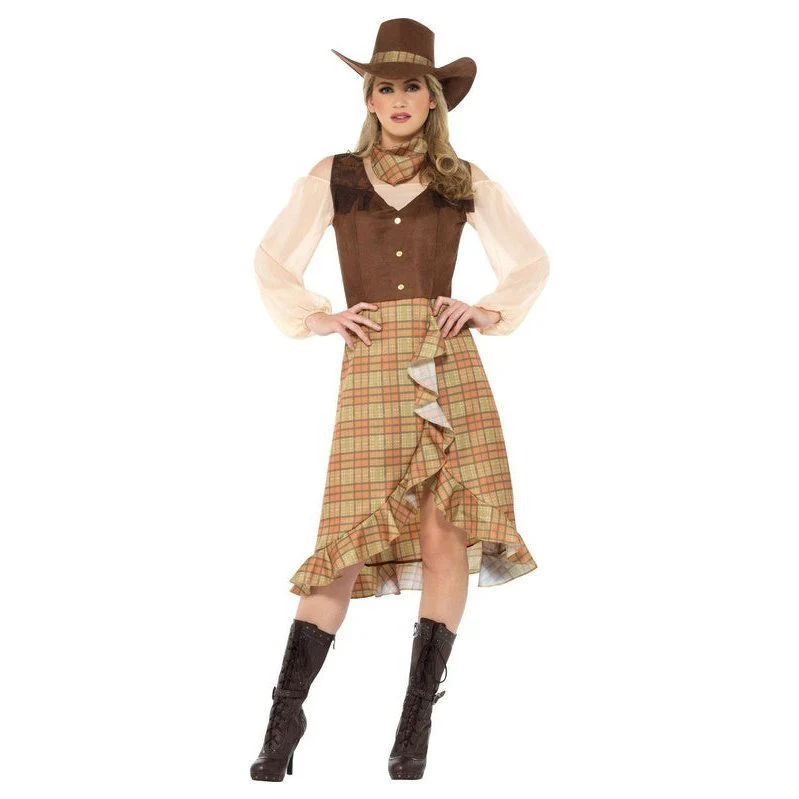 Cowgirl Costume, Brown - Image 4