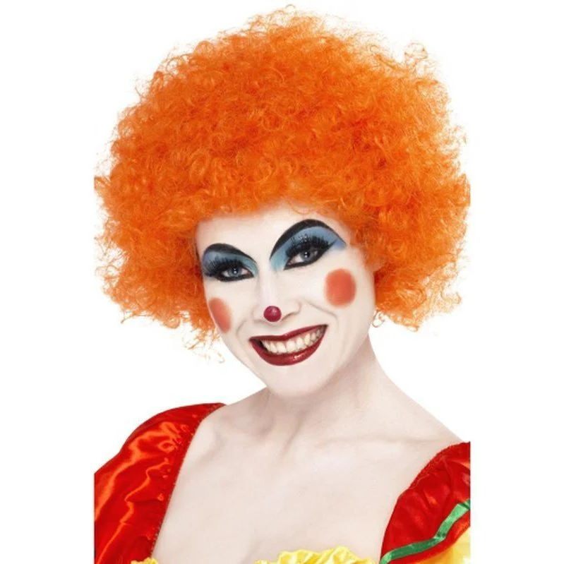 Crazy Clown Wig - Orange