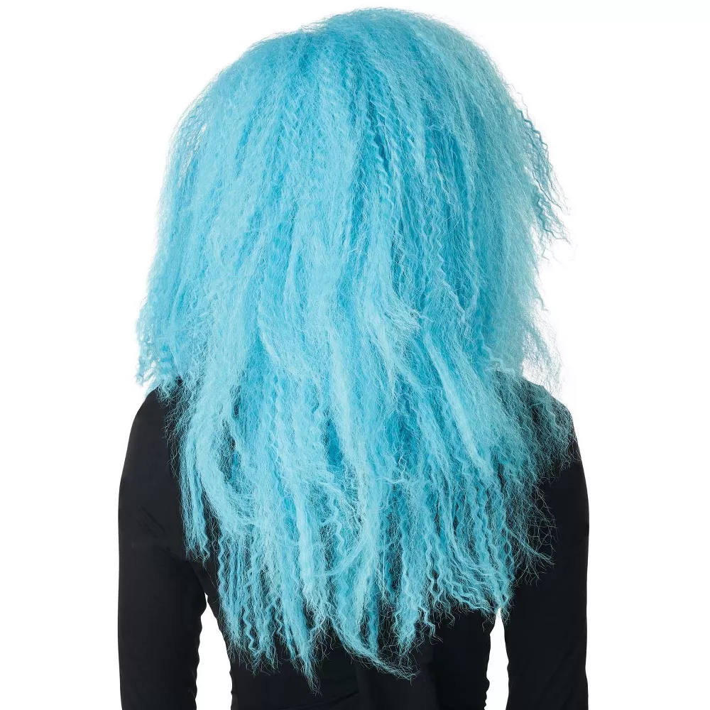 Crimped N Kooky Blue Wig - Image 3