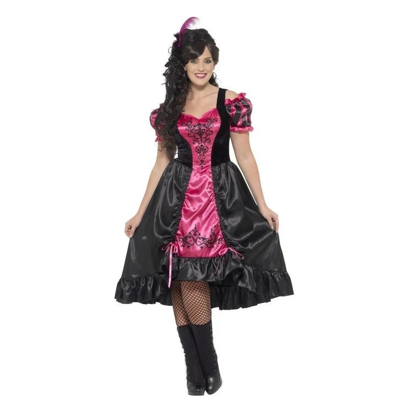 Curves Sassy Saloon Costume - Image 4