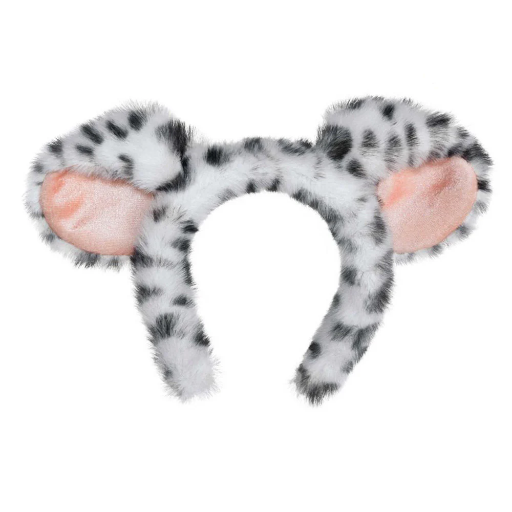 Dalmatian Furry Ears Headband