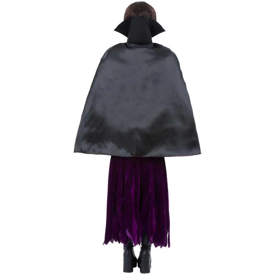 Dark Queen Cape with Collar - Image 2