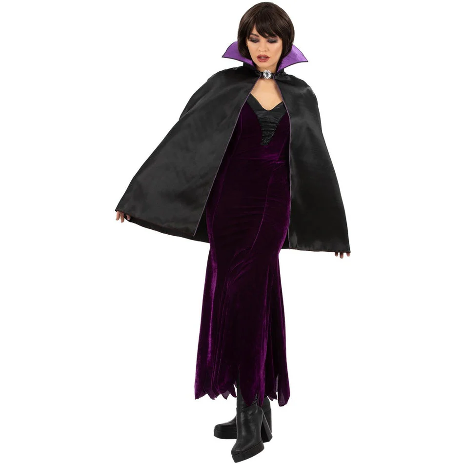 Dark Queen Cape with Collar - Image 3