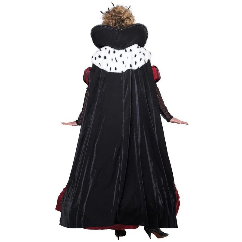 Dark Queen Of Hearts Deluxe Women's Storybook Costume - Image 3