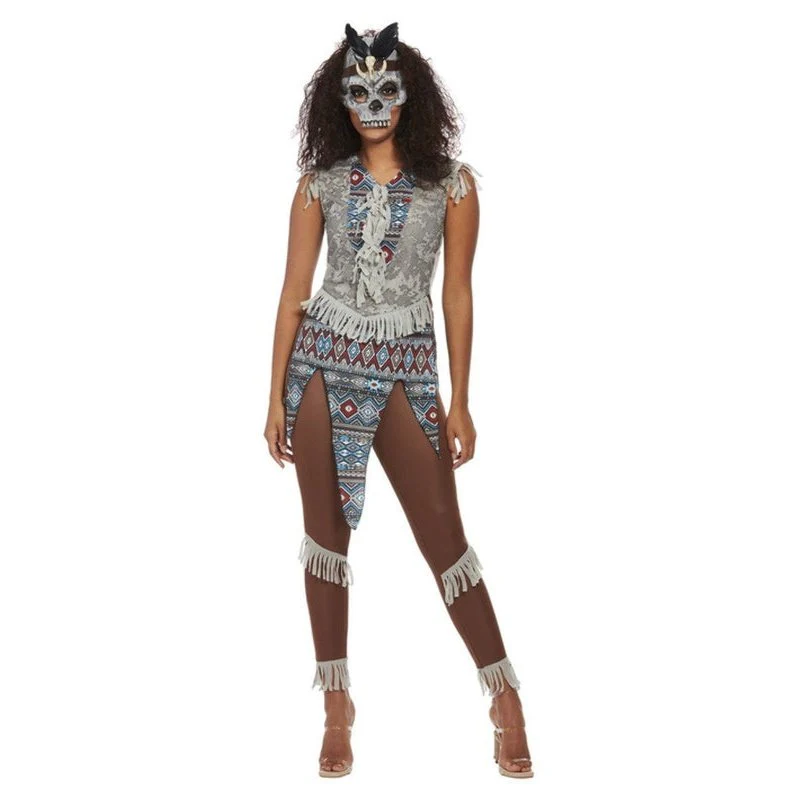Dark Spirit Warrior Costume, Blue - Image 2