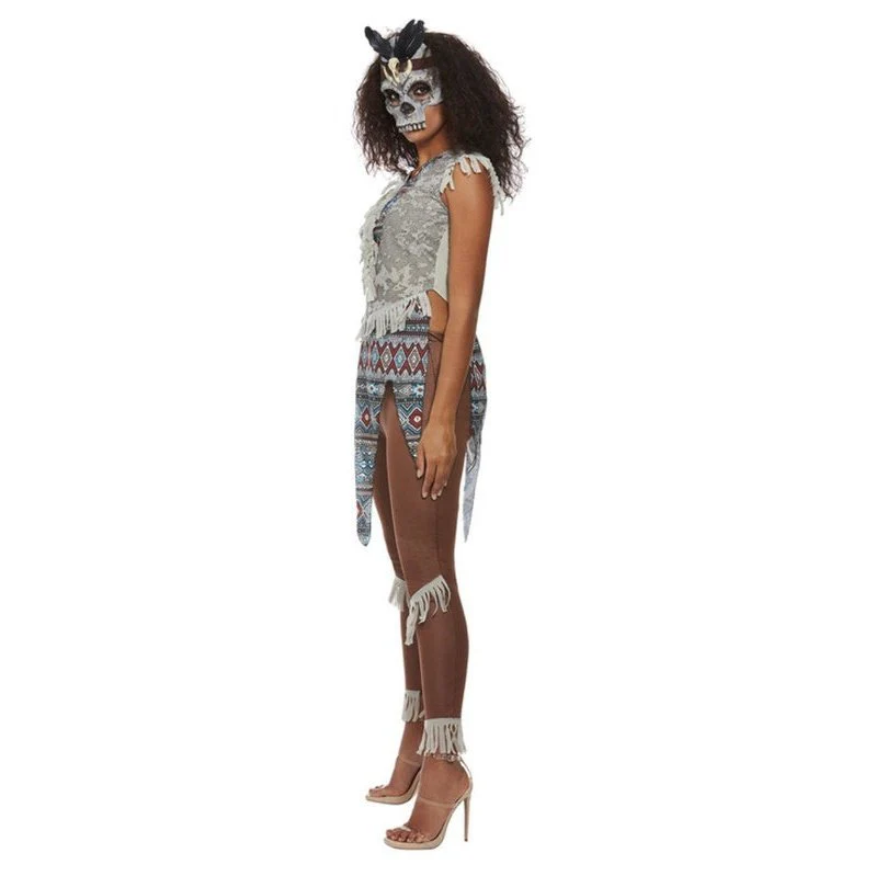 Dark Spirit Warrior Costume, Blue - Image 3