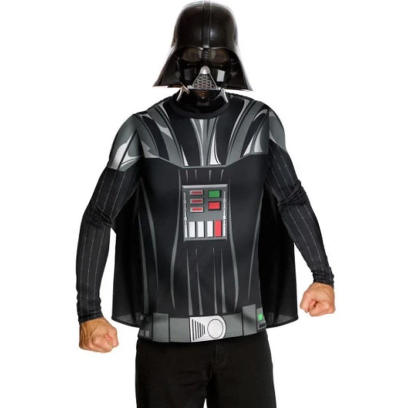 Darth Vader Costume Top And Mask Size L - Image 3