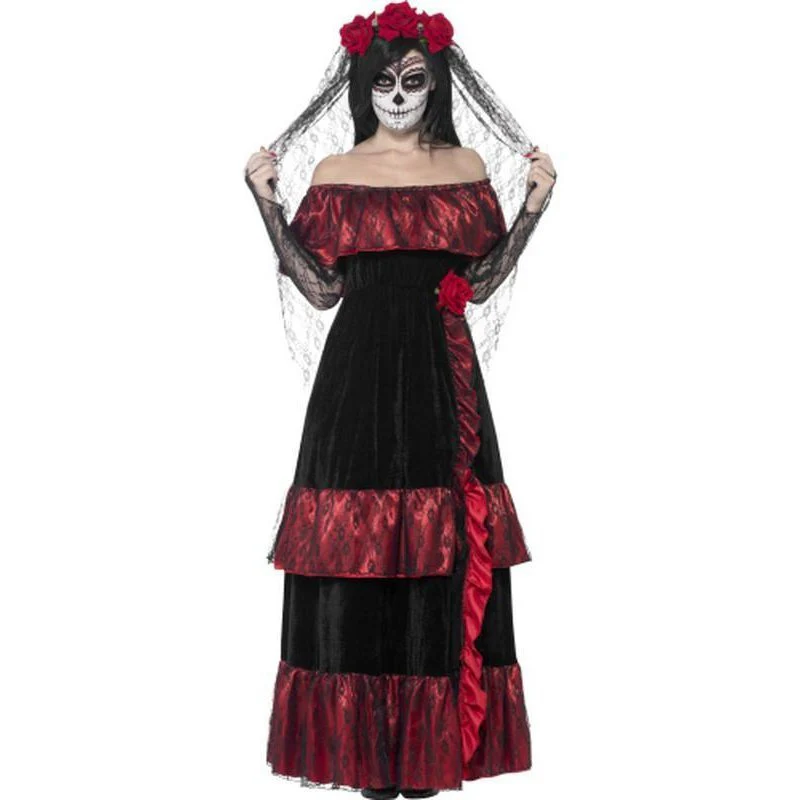 Day of the Dead Bride Costume, Black