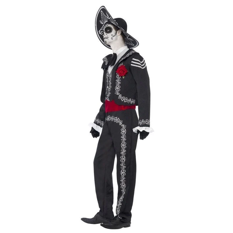 Day of the Dead Se±or Bones Costume - Image 2