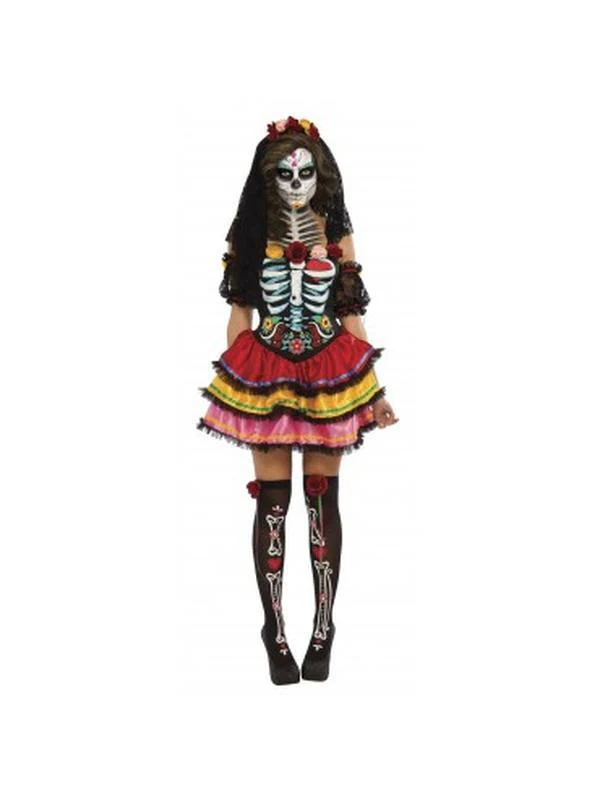 Day Of The Dead Senorita Size L - Image 2