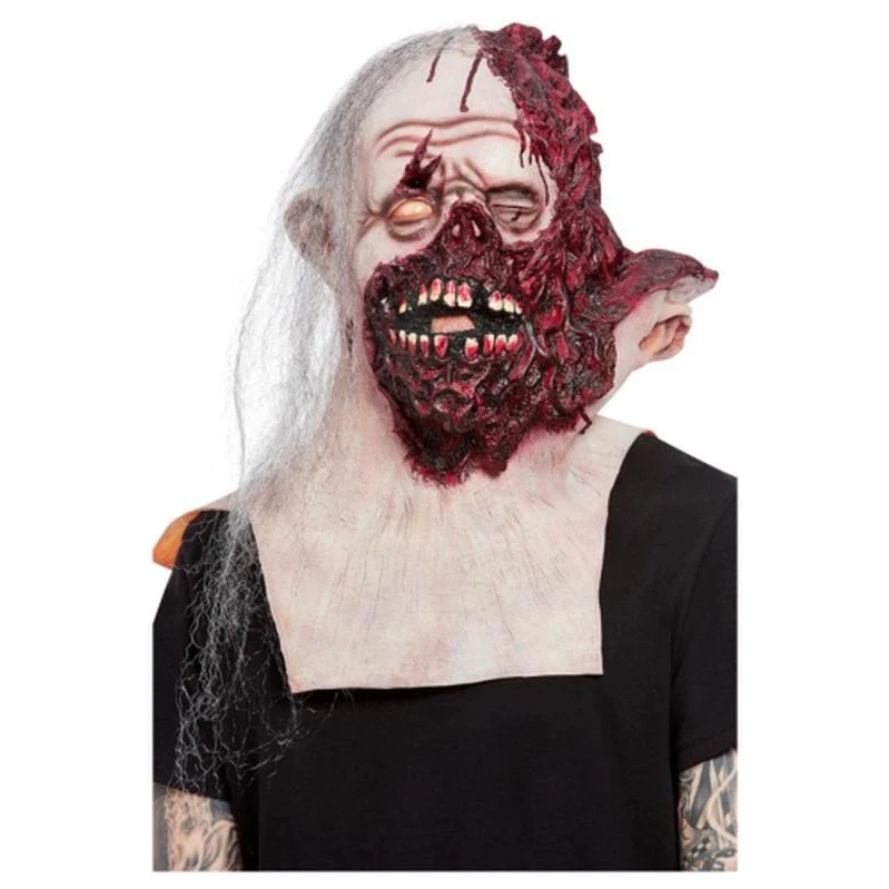 Deluxe Burnt Face Overhead & Neck Mask, Latex